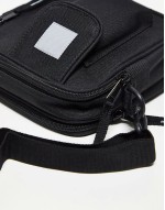 unisex essentials flight bag in black