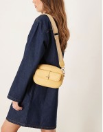 Keely crossbody bag in butter yellow