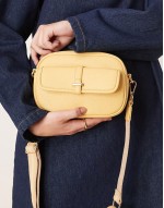 Keely crossbody bag in butter yellow