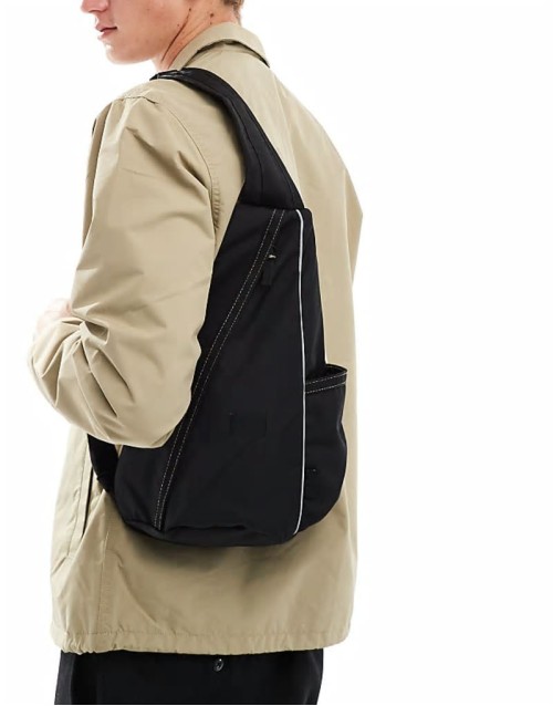seasonal sling bag in black