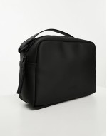 14100 unisex box bag in black