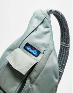 rope sling body bag in green