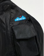 mini rope sling body bag in black