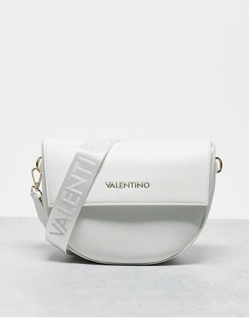 Valentino Bigs cross body saddle bag in white