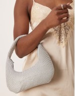 chainmail bag in silver