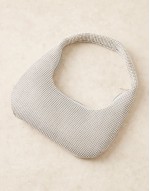 chainmail bag in silver