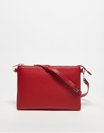 Valentino jasmin large wristlet clutch bag in red