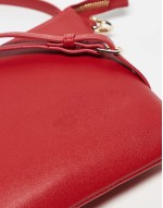 Valentino jasmin large wristlet clutch bag in red