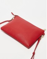 Valentino jasmin large wristlet clutch bag in red