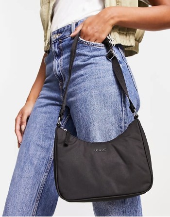 small shoulder bag in black
