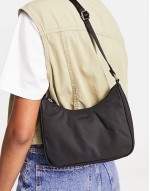 small shoulder bag in black