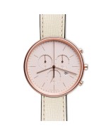 M40 chronograph watch in PVD rose gold