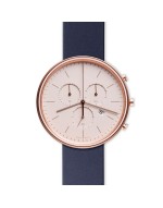 M40 chronograph watch in PVD rose gold