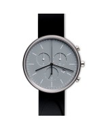 M40 chronograph watch in polished steel