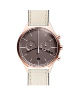 C39 chronograph watch in PVD rose gold