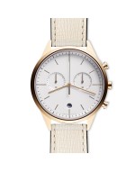 C39 chronograph watch in PVD satin gold