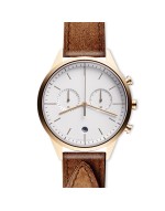 C39 chronograph watch in PVD satin gold