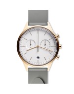 C39 chronograph watch in PVD satin gold