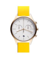 C39 chronograph watch in PVD satin gold