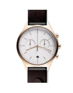 C39 chronograph watch in PVD satin gold