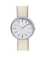 M37 PreciDrive three-hand watch in brushed steel