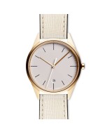 C36 date watch in PVD satin gold