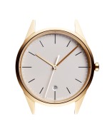 C36 date watch in PVD satin gold