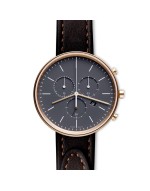 M40 chronograph watch in PVD satin gold