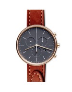 M40 chronograph watch in PVD satin gold