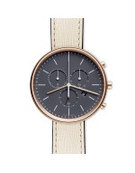 M40 chronograph watch in PVD satin gold