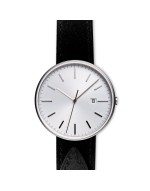 M40 PreciDrive date watch in brushed steel