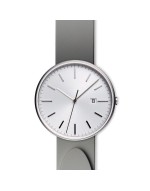 M40 PreciDrive date watch in brushed steel