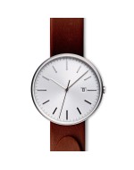 M40 PreciDrive date watch in brushed steel