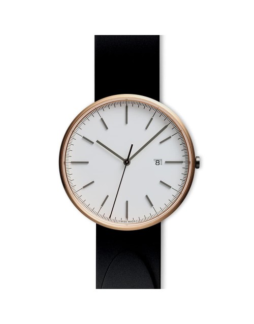 M40 PreciDrive date watch in PVD rose gold